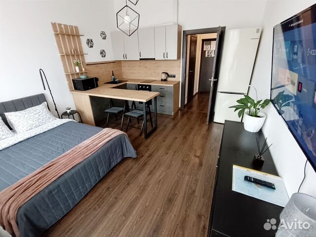 

Квартира-студия, 23 м², 2 кровати