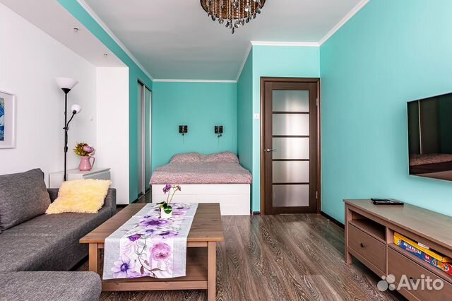 

1-к. квартира, 40 м², 2 кровати