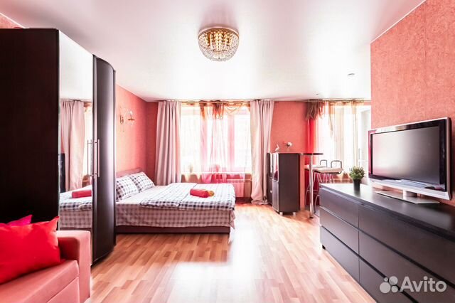 

1-к. квартира, 30 м², 2 кровати