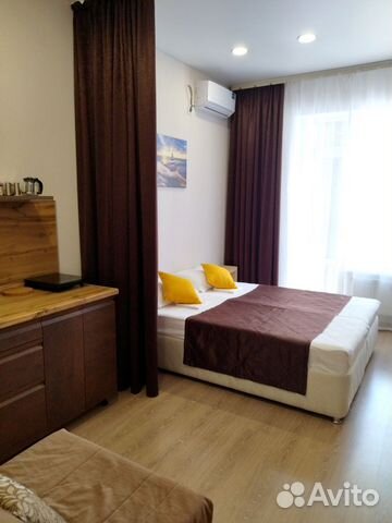 

Квартира-студия, 30 м², 2 кровати