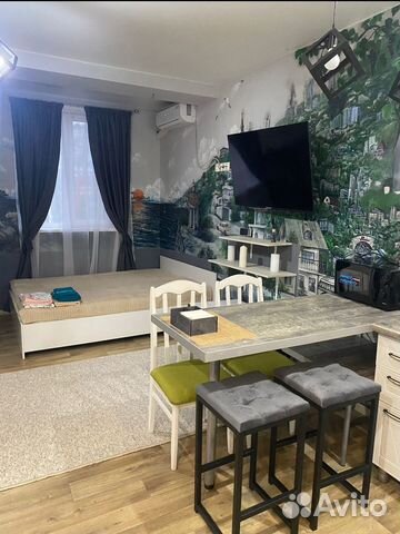 

Квартира-студия, 36 м², 3 кровати