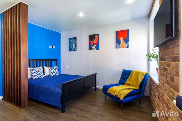 

Квартира-студия, 35 м², 2 кровати