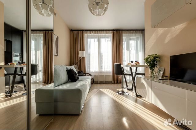 

Квартира-студия, 28 м², 1 кровать