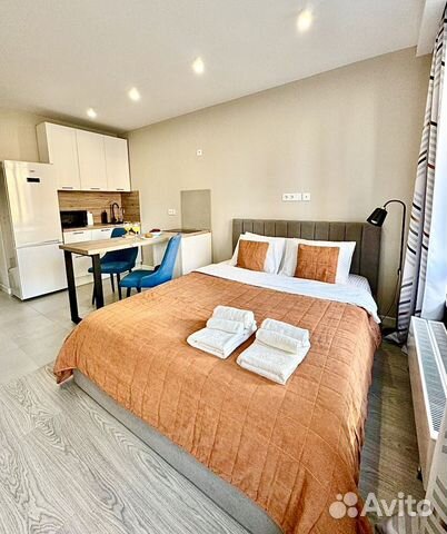 

Квартира-студия, 27 м², 2 кровати