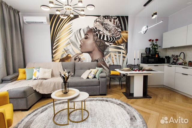 

Квартира-студия, 35 м², 2 кровати