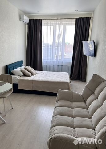 

Квартира-студия, 27 м², 2 кровати