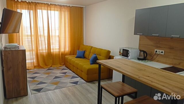 

Квартира-студия, 28 м², 1 кровать