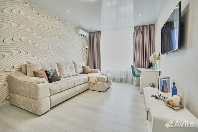 

1-к. квартира, 44 м², 2 кровати