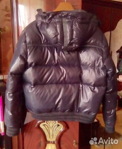 Куртка-пуховик benetton. Чёрная, молодёжная, новая Куртка-пуховик benetton. Чёрная, молодёжная, новая