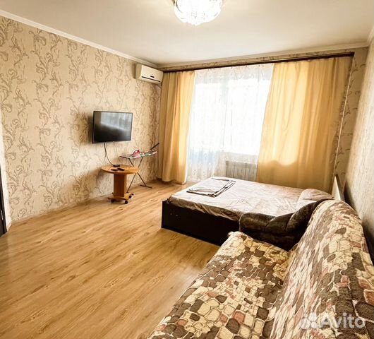 

1-к. квартира, 45 м², 2 кровати