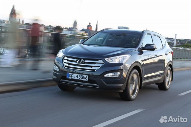 Лобовое стекло на а/м Hyundai Santa Fe 2013