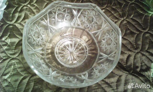 Салатник хрустальный