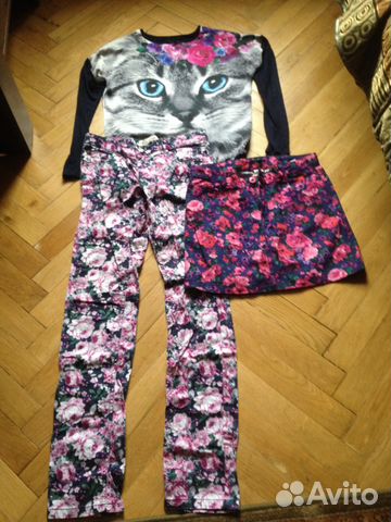 Брюки, юбка,свитшот на девочку 11 лет(рост до 152) Брюки, юбка,свитшот на девочку 11 лет(рост до 152)