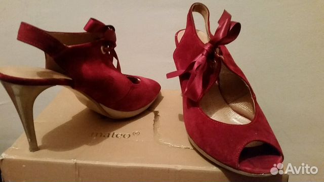 Туфли замша