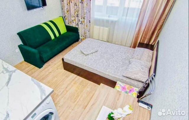 

Квартира-студия, 29 м², 2 кровати
