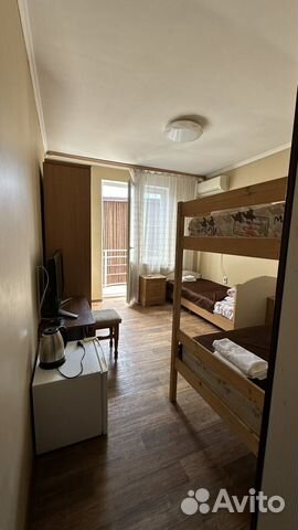 

1-к. квартира, 15 м², 2 кровати