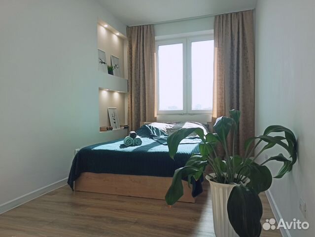 

1-к. квартира, 38 м², 2 кровати