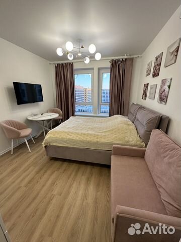 

Квартира-студия, 25 м², 2 кровати