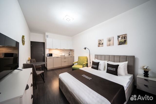 

Квартира-студия, 28 м², 2 кровати
