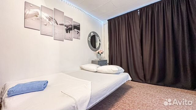 

Квартира-студия, 35 м², 2 кровати