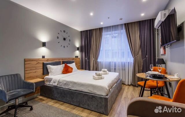 

1-к. квартира в апарт-отеле, 21 м², 2 кровати