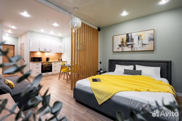 

Квартира-студия, 35 м², 2 кровати