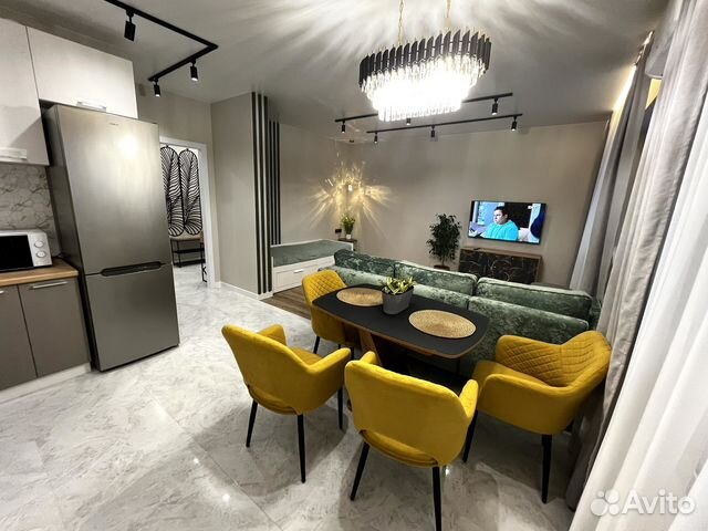 

1-к. квартира, 57,6 м², 4 кровати