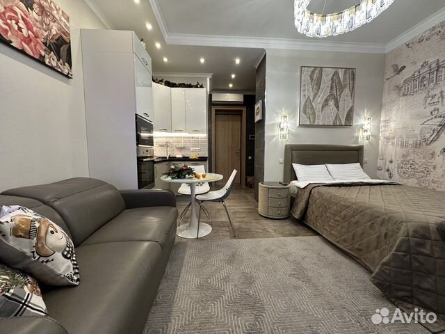 

Квартира-студия, 27 м², 2 кровати