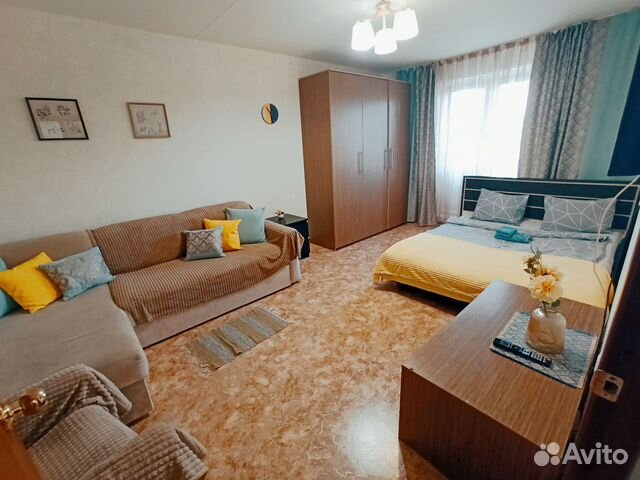 

1-к. квартира, 40 м², 2 кровати