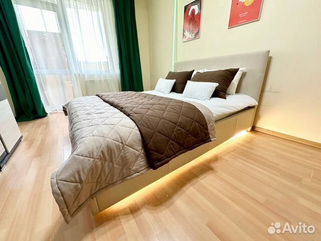 

1-к. квартира, 42,5 м², 2 кровати