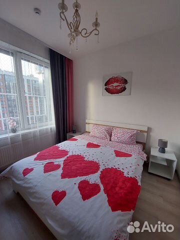 

1-к. квартира, 34 м², 2 кровати