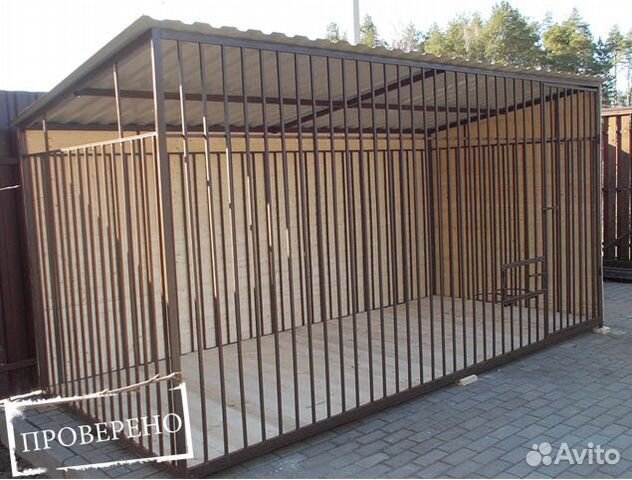 Вольер 5,0 х 2,2 утеплённый