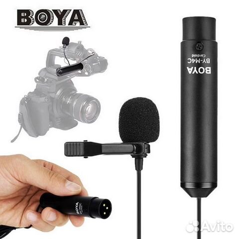 Профессиональный кардиоидный микрофон boya BY-M4C