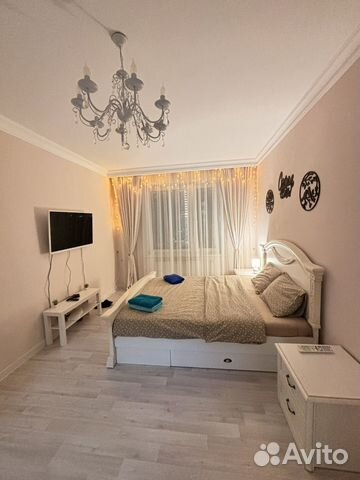 

1-к. квартира, 54 м², 2 кровати