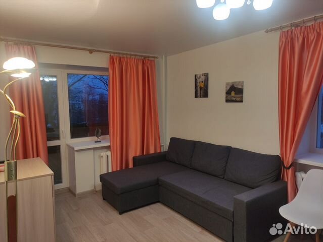 

1-к. квартира, 30 м², 2 кровати