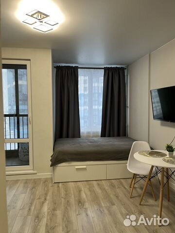 

Квартира-студия, 28 м², 1 кровать