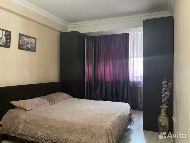 

1-к. квартира, 60 м², 2 кровати