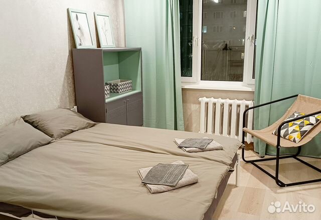 

2-к. квартира, 45 м², 2 кровати