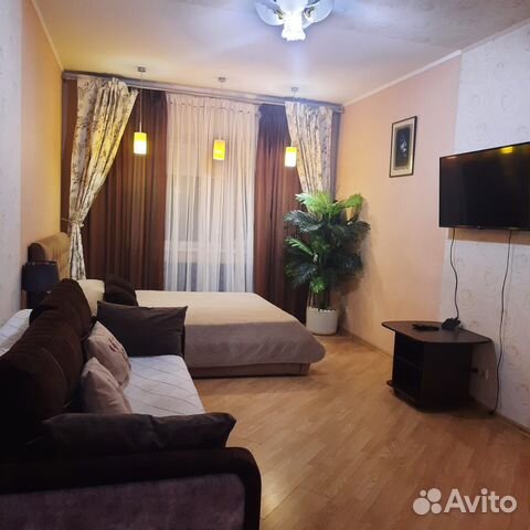 

1-к. квартира, 52 м², 3 кровати