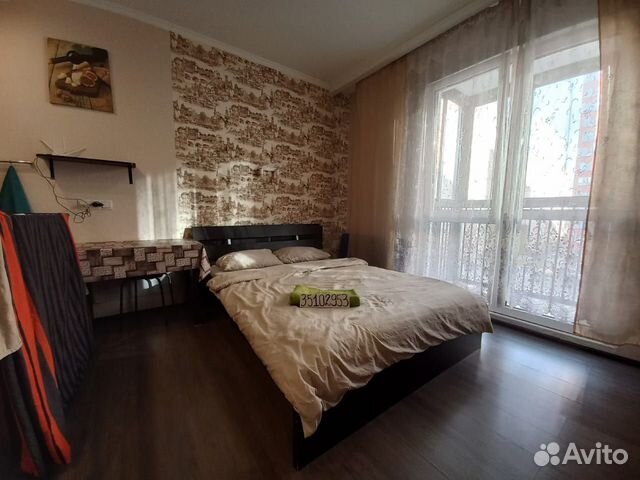 

Квартира-студия, 28,5 м², 2 кровати