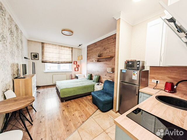 

Квартира-студия, 25 м², 2 кровати