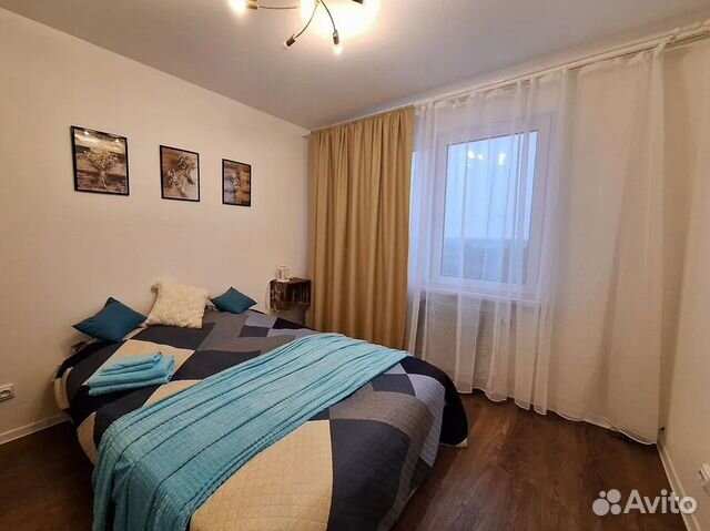 

1-к. квартира, 34 м², 2 кровати