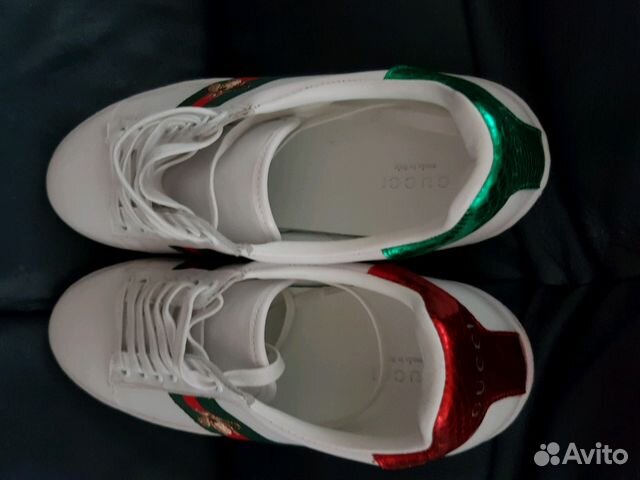 Кожанные кеды gucci