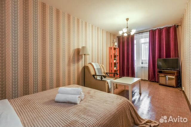 

1-к. квартира, 40 м², 2 кровати