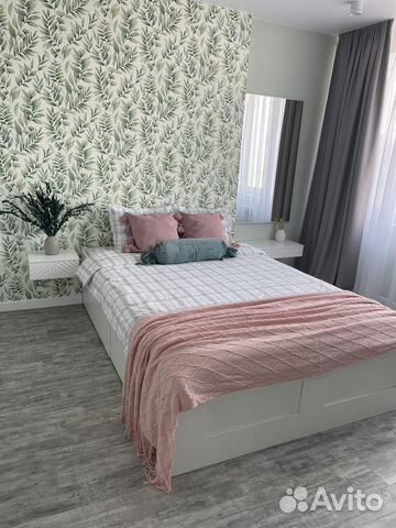 

1-к. квартира, 46 м², 2 кровати