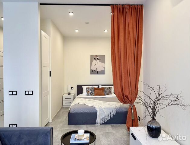 

Квартира-студия, 33 м², 2 кровати