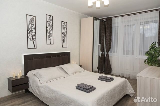 

1-к. квартира, 34 м², 2 кровати