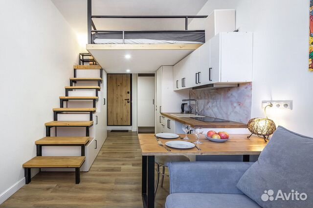 

Квартира-студия, 25 м², 2 кровати