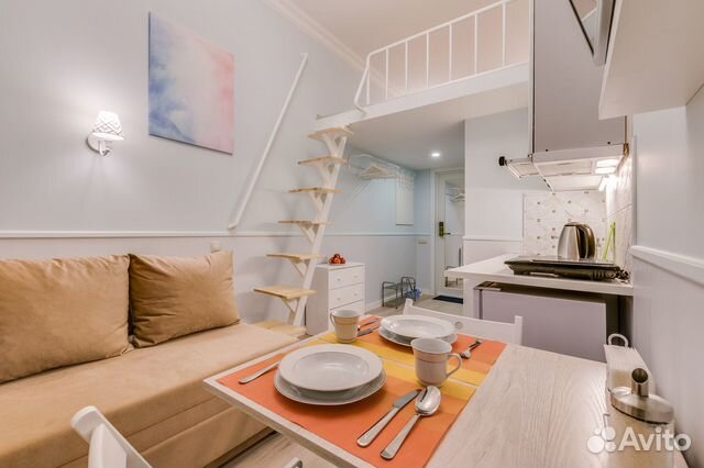 

Квартира-студия в апарт-отеле, 13 м², 2 кровати