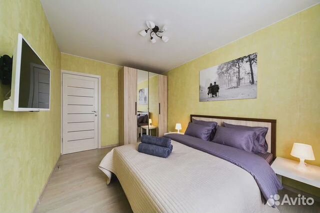 

2-к. квартира, 45 м², 2 кровати